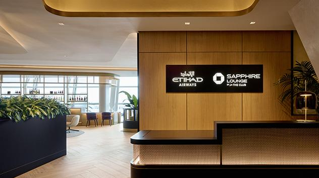 Chase Sapphire Lounge by The Club with Etihad Airways